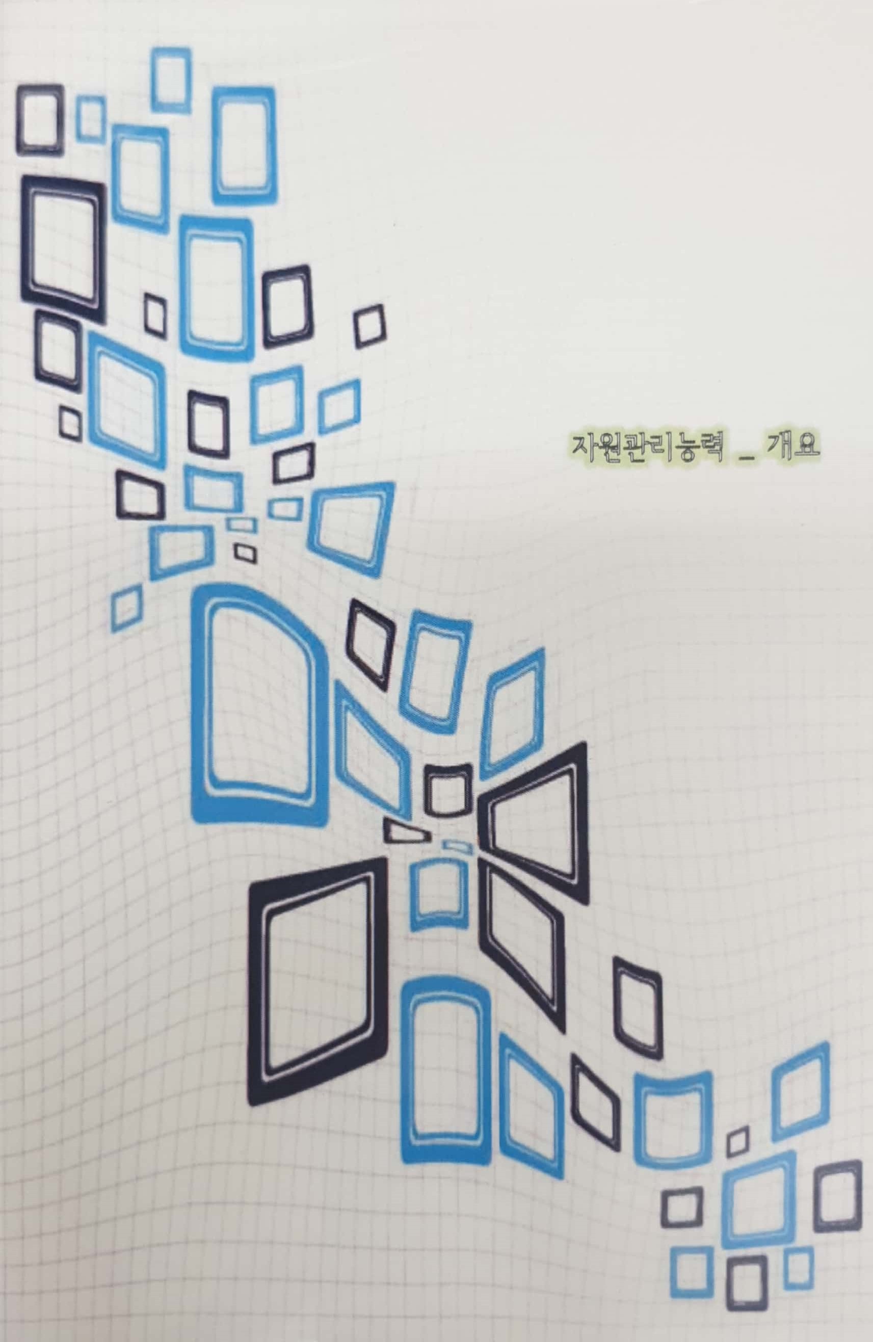 국가직무능력표준 :자원관리능력: 개요